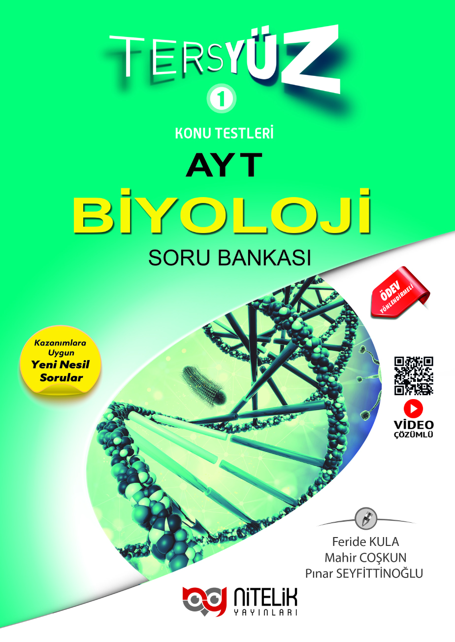 AYT Biyoloji Tersyüz Soru Bankası kapak görseli